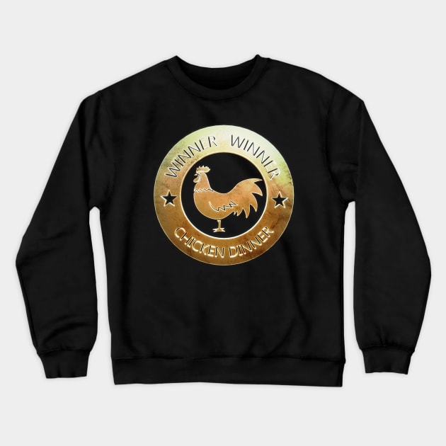 Chicken Dinner Crewneck Sweatshirt by ChrisHarrys